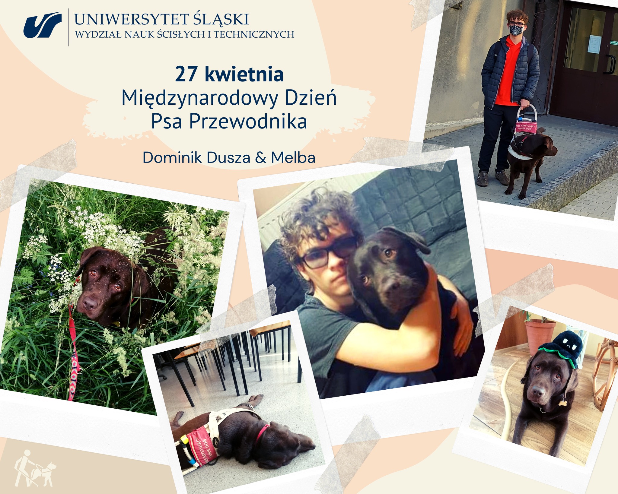 Pies przewodnik na Uniwersytecie Śląskim – Międzynarodowy Dzień Psa Przewodnika