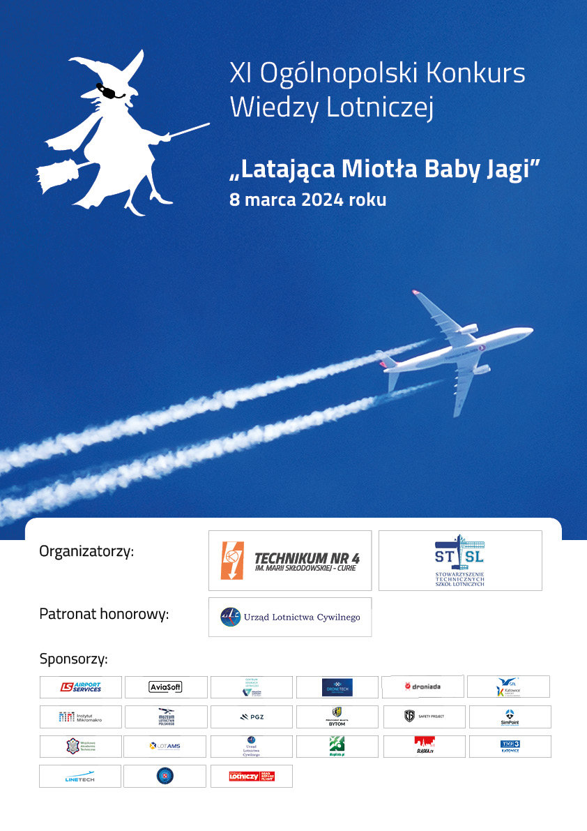Ogólnopolski Konkurs Wiedzy Lotniczej ” Latająca Miotła Baby Jagi”